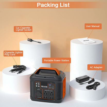 296Wh Portable Solar Power Station