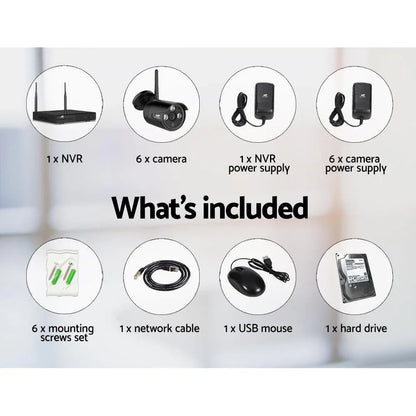 UL-tech CCTV Wireless Security Camera System 8CH Home Outdoor WIFI 6