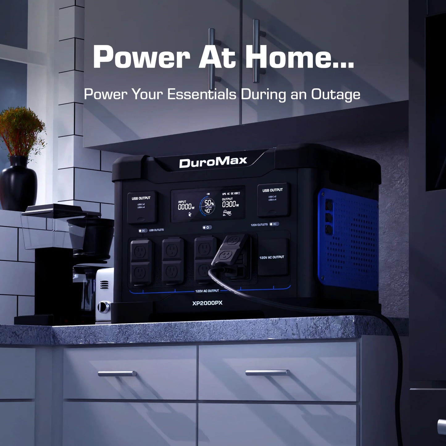 2000 Watt 1843 Wh Lifepo4 Portable Battery Backup Power Station