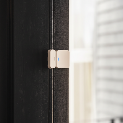 Smart Home Security System (7 Pc.) with Base Station, Siren, Keypad, Motion Sensor, 3 Entry Sensors, and Key Fob